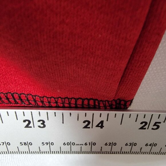 Pebble Beach Performance Mens Sweater Pullover XL 1/4 Zip Long Sleeve Red Golf - Picture 6 of 10